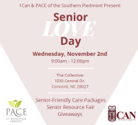 1Can & PACE of the Southern Piedmont present: Senior Love Day